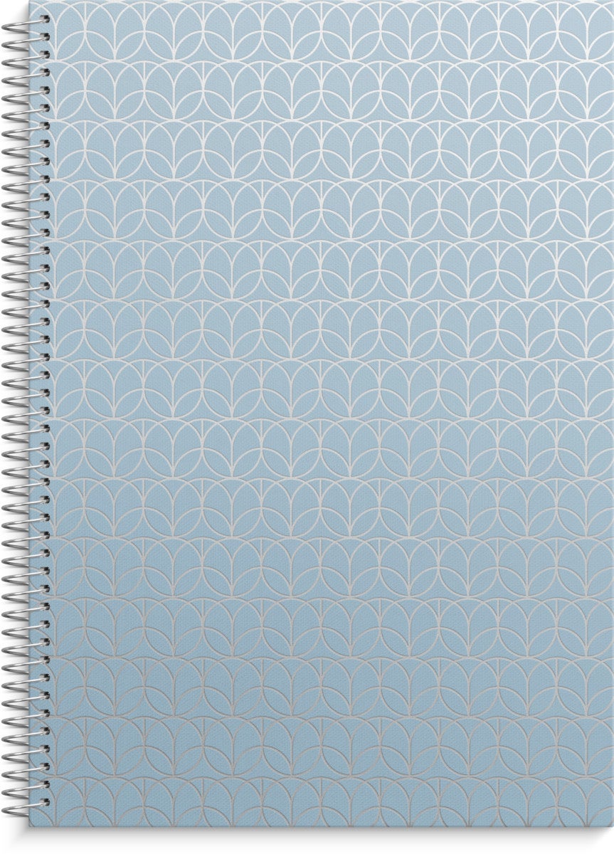 Notatbok m/spiral Burde A4 Circles