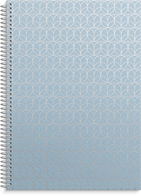Notatbok m/spiral Burde A4 Circles