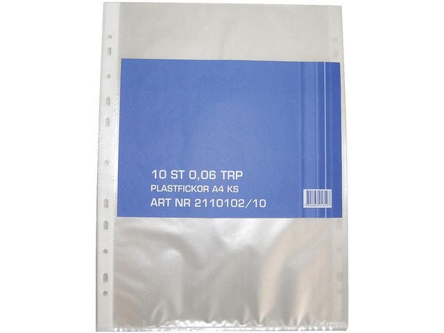 Plastlomme toppåpning A4 60my (10)