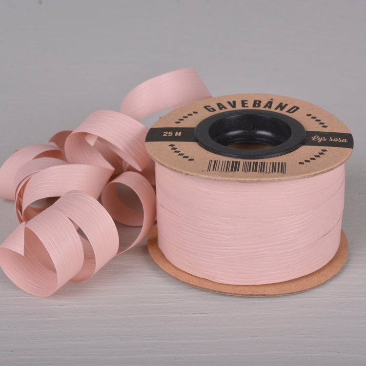 Gavebånd Lys Rosa 10mm X 25m