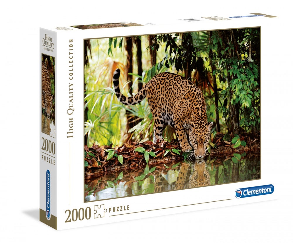 Bilde av Puslespill 2000 Leopard Clementoni