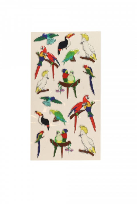 Stickers Tropical Birds Wide