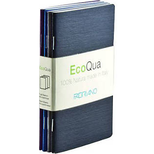 EcoQua Pocketbook 4stk stiftet 9x14cm blank