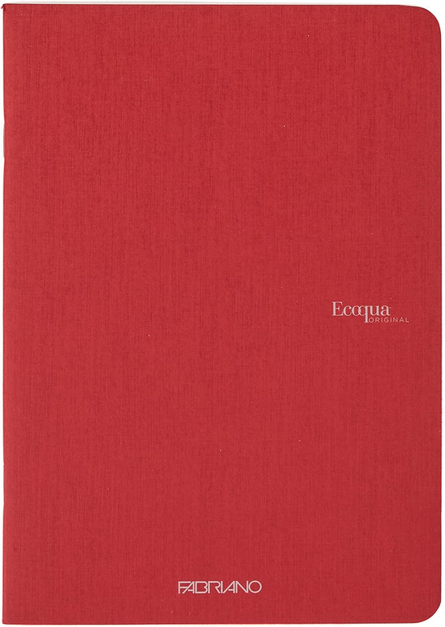 Notatbok EcoQua Original Stiftet A5 Linjert Cherry - Stiftet