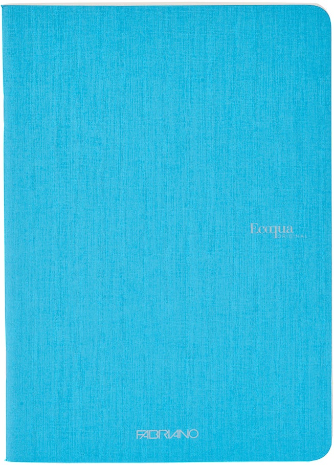 Notatbok EcoQua Original Stiftet A5 Linjert Lysblå - Stiftet