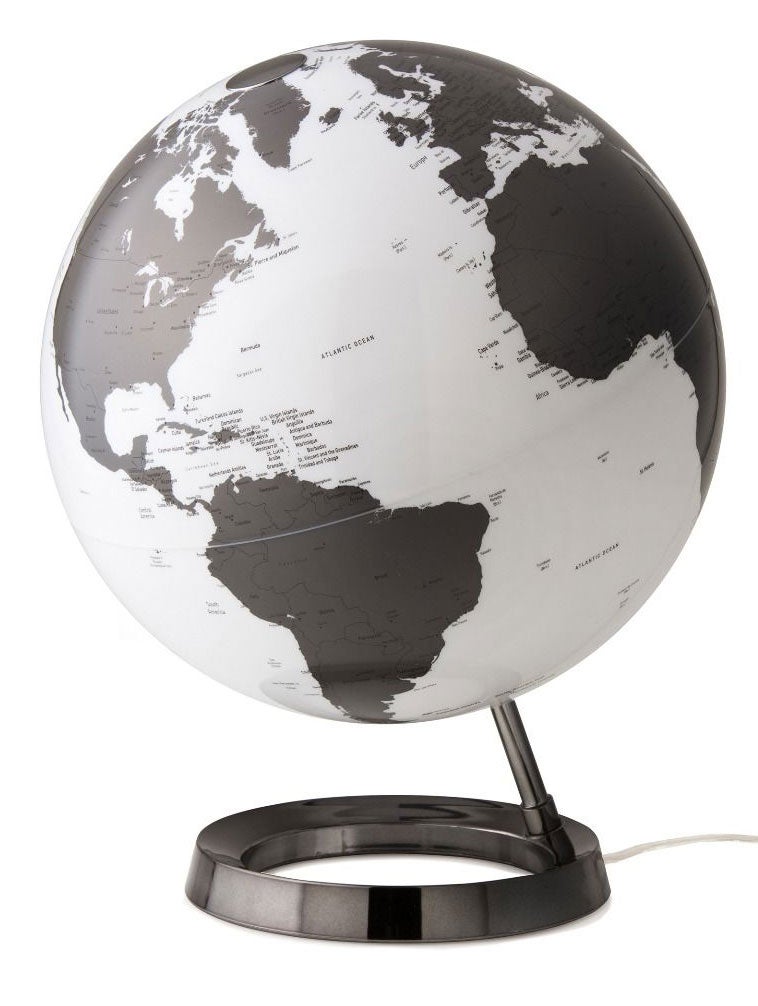 Globus 30cm Light & Colour Charcoal Eng LED-lys