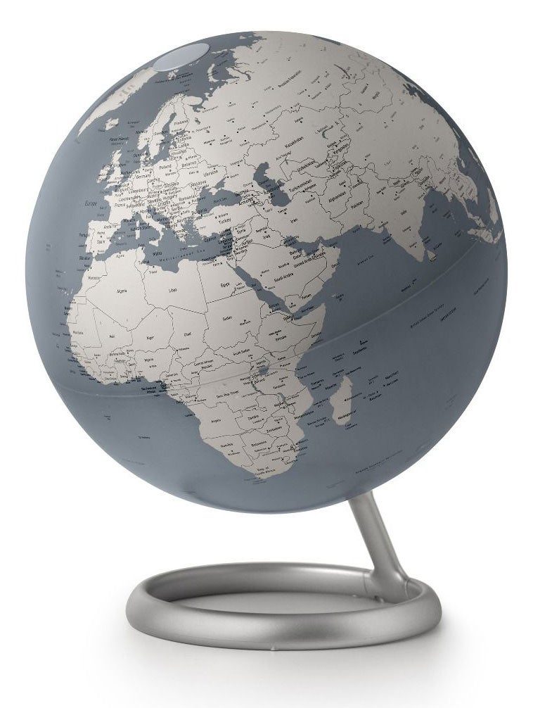 Globus 30cm Evolve Steel Blue Eng LED-lys