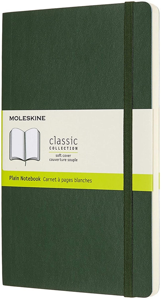 Bilde av Notatbok Moleskine Classic Soft L - Blank Myrtle G