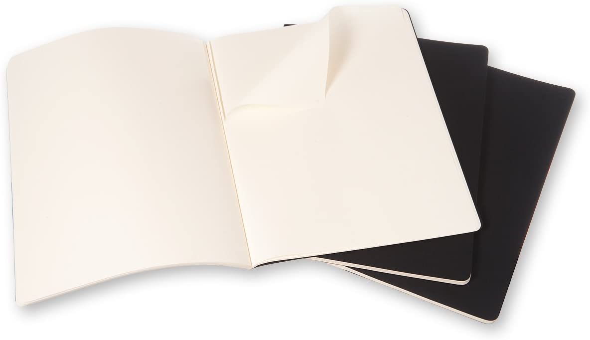 Moleskine Cahier Ulinjert Sort Xxl (3)