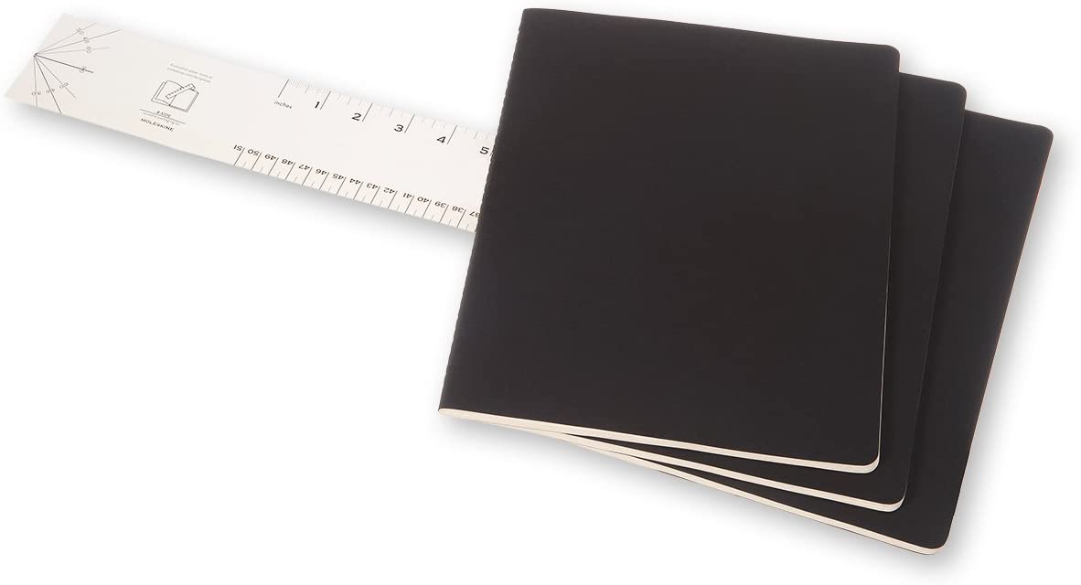 Moleskine Cahier Ulinjert Sort Xxl (3)