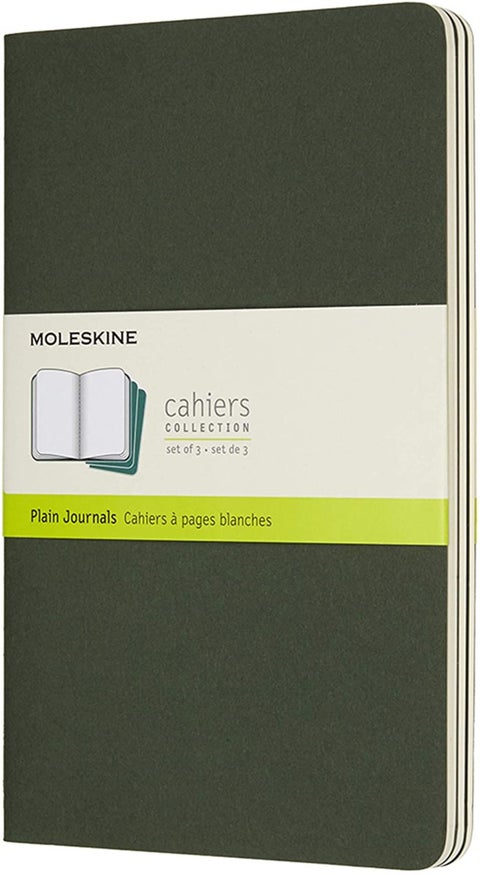 Moleskine Cahier Journal Large Ulinjert Myrtle Green