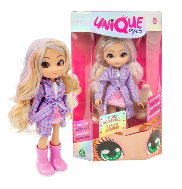 Dukke Unique Eyes  3 Ass 25 Cm