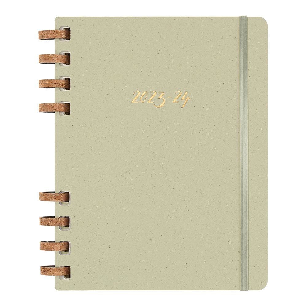 Kalender Moleskine 23/24 12m Hard XL Crush Kiwi