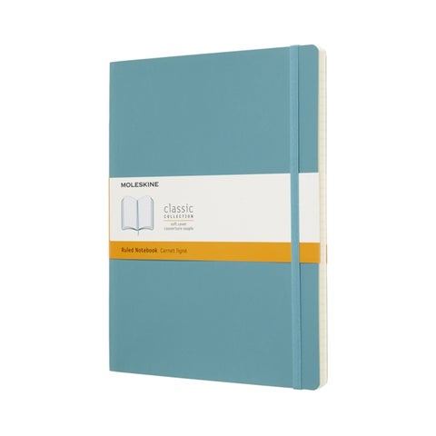 Moleskine Reef Blue Notebook Extra Large Ruled Soft