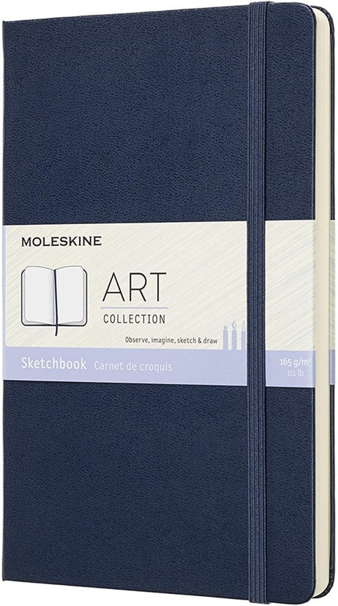 Moleskine Art Collection Sketchbook Sapphire Blue Large