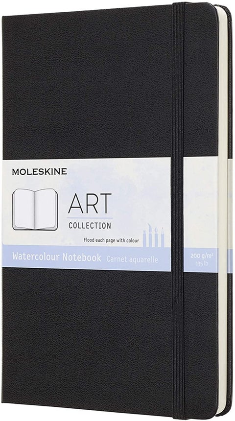 Moleskine Art Collection Watercolour Notatbok Sort