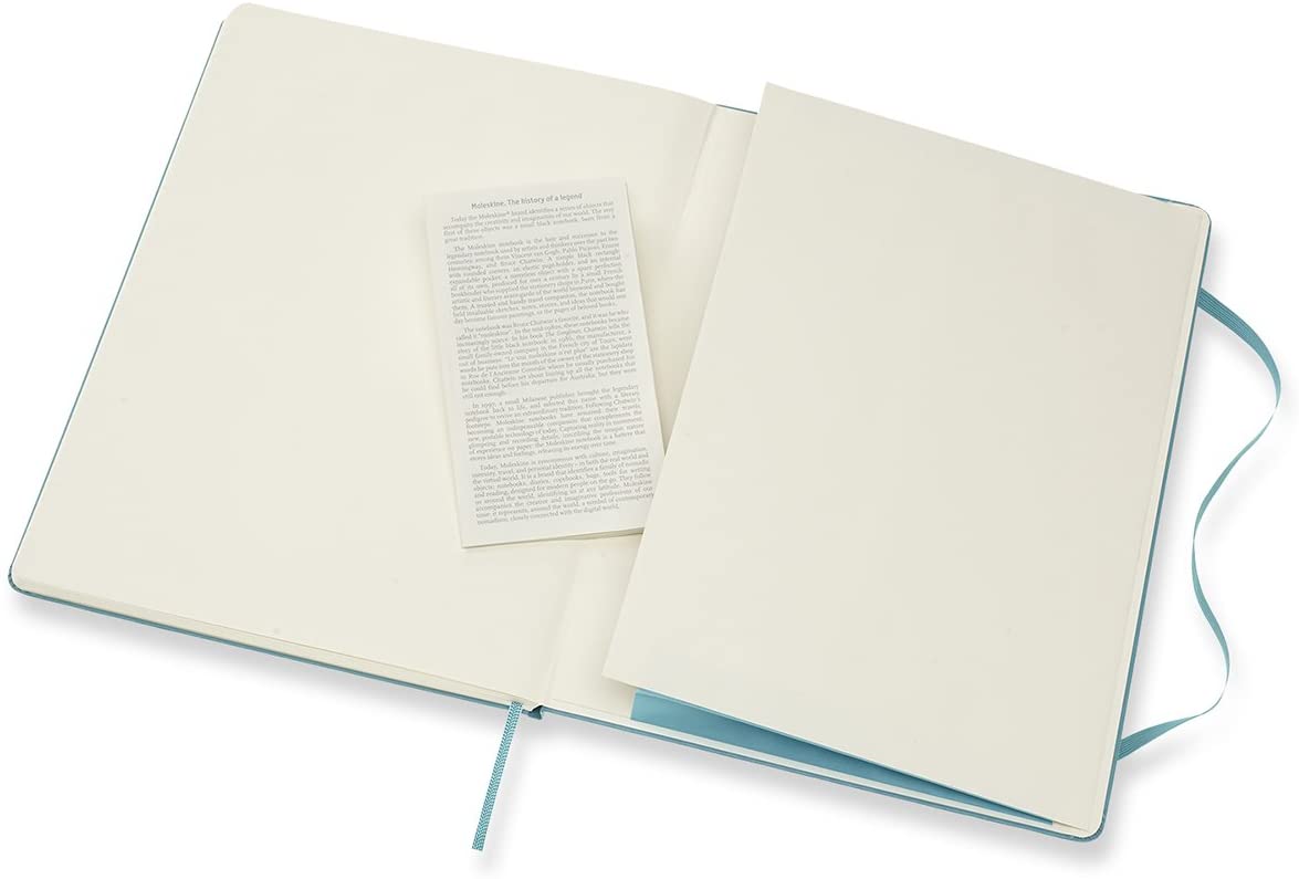 Moleskine Reef Blue Notebook Extra Large Ruled Hard