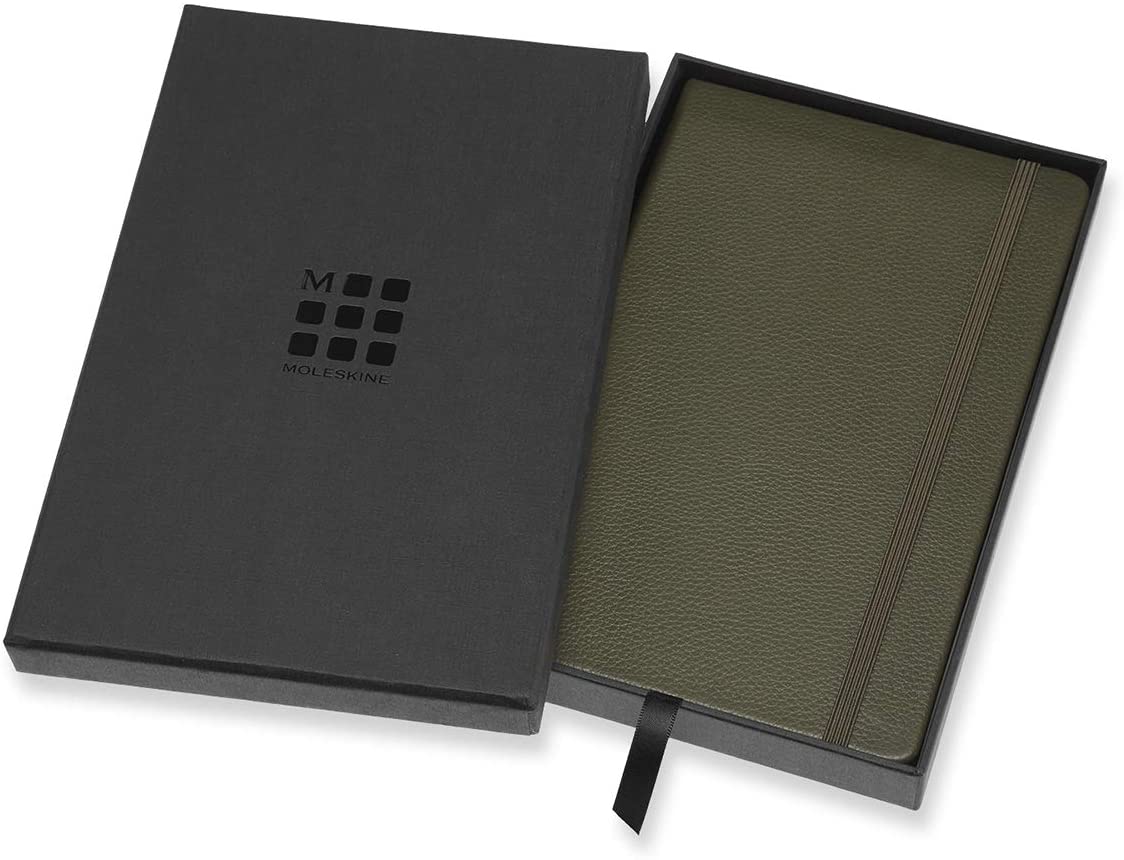 Moleskine Lc Leather L Rul Box Moss Gr
