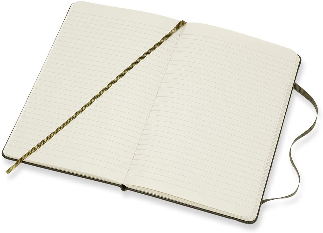 Moleskine Lc Leather L Rul Box Moss Gr