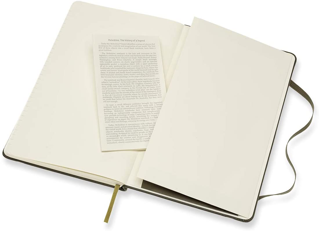 Moleskine Lc Leather L Rul Box Moss Gr