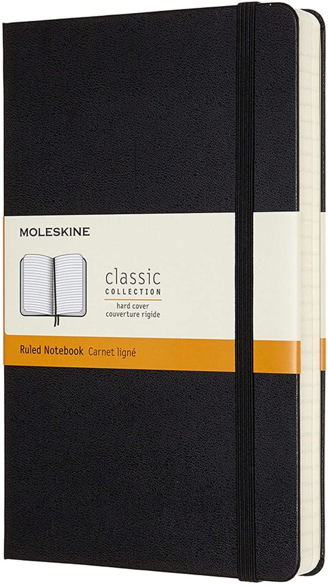 Moleskine Ntbk Exp L Rld Black Hard