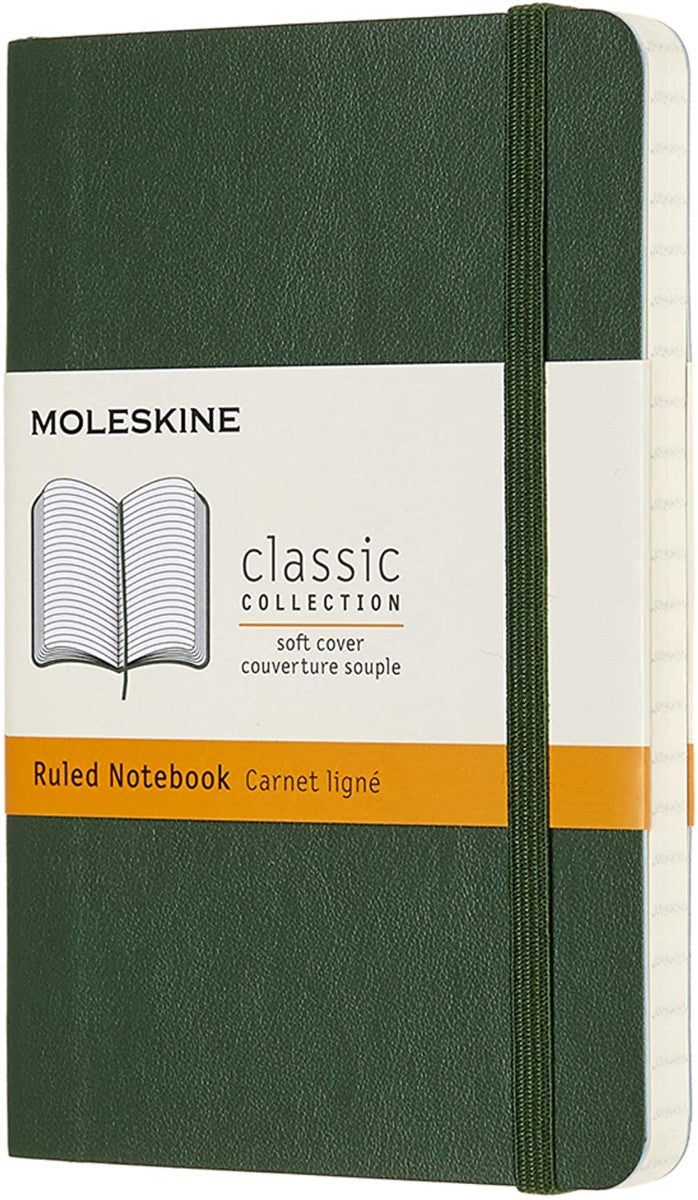 Bilde av Notatbok Moleskine Classic Soft P - Linjert Myrtle