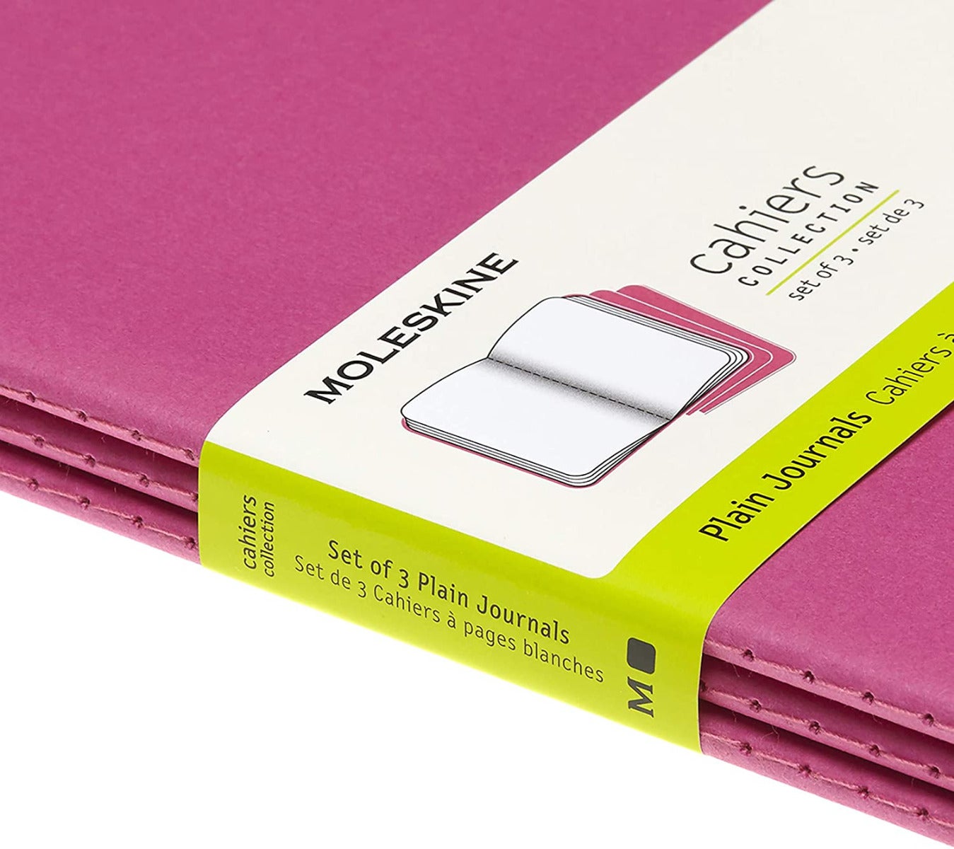 Moleskine Cahier Jrnls L Pln Kin Pink