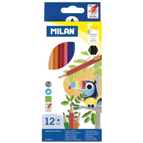 Fargeblyant Milan Touch 12 Stk