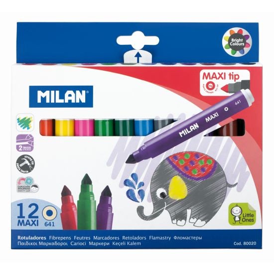 Tusj Milan Maxi 12-Pack