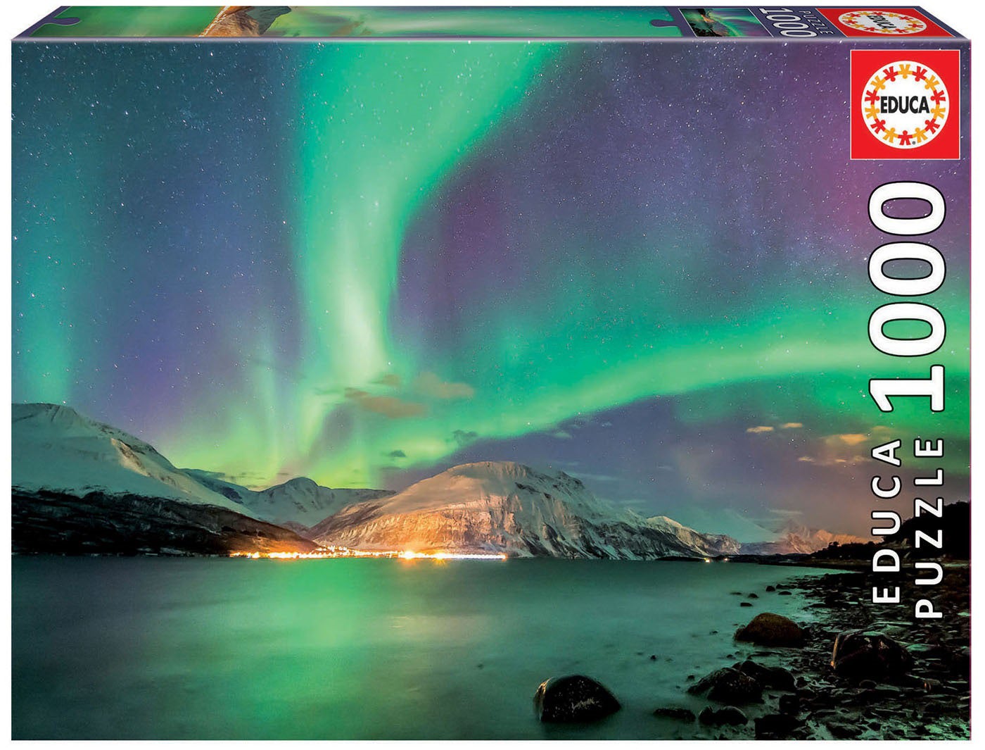 Puslespill 1000 Northern Lights Educa