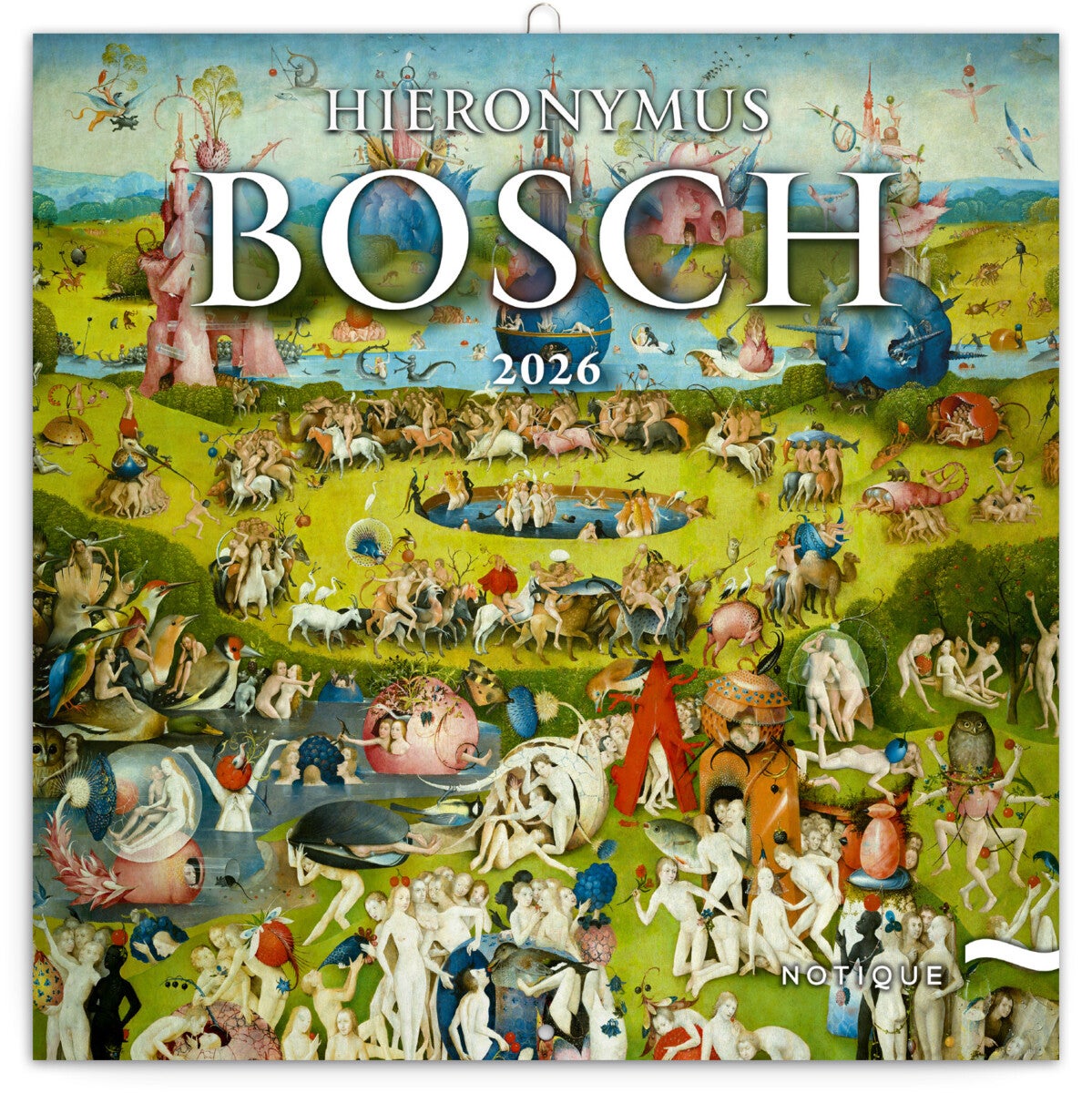 Kalender 2026 30x30 Hieronymus Bosch