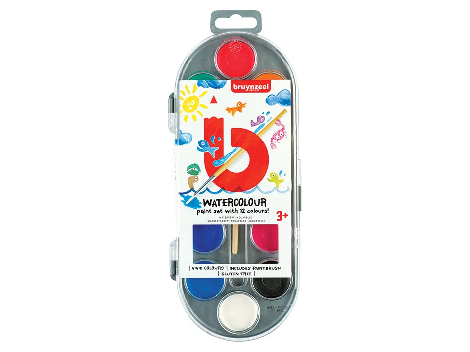 Bruynzeel KIDS Watercolour Paint Set