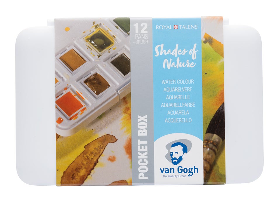 Van Gogh Akvarell - Pocketbox Shades of Nature