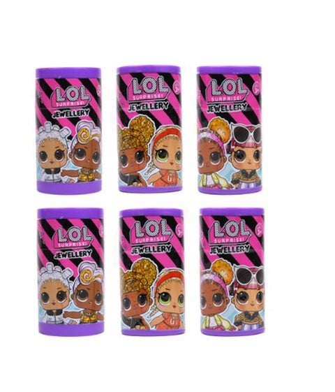L.O.L Surprise Tube Jewellery 6 Ass
