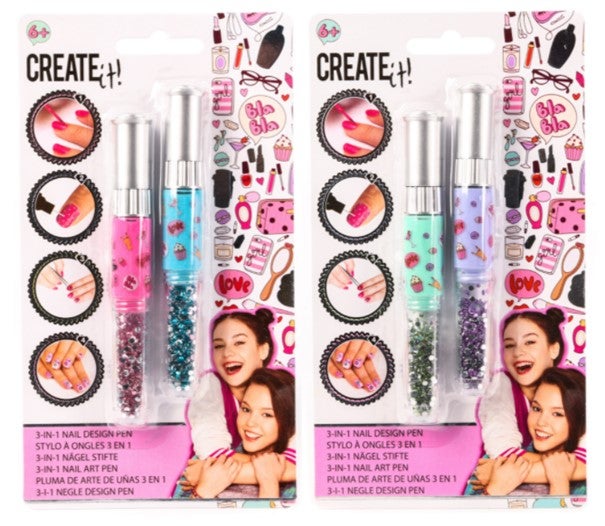 Create It 3-i-1 Neglelakk Penn
