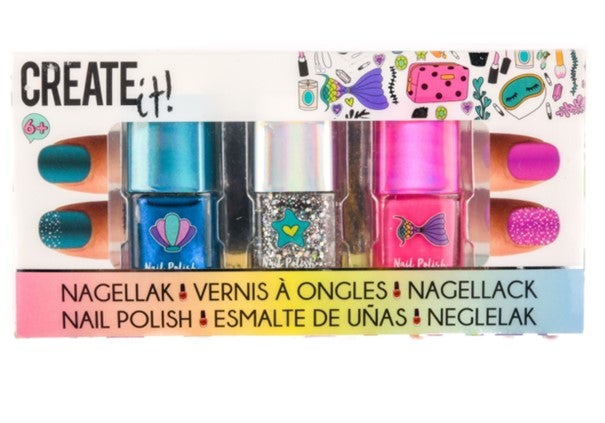 Create It Neglelakk Havfrue 3pk