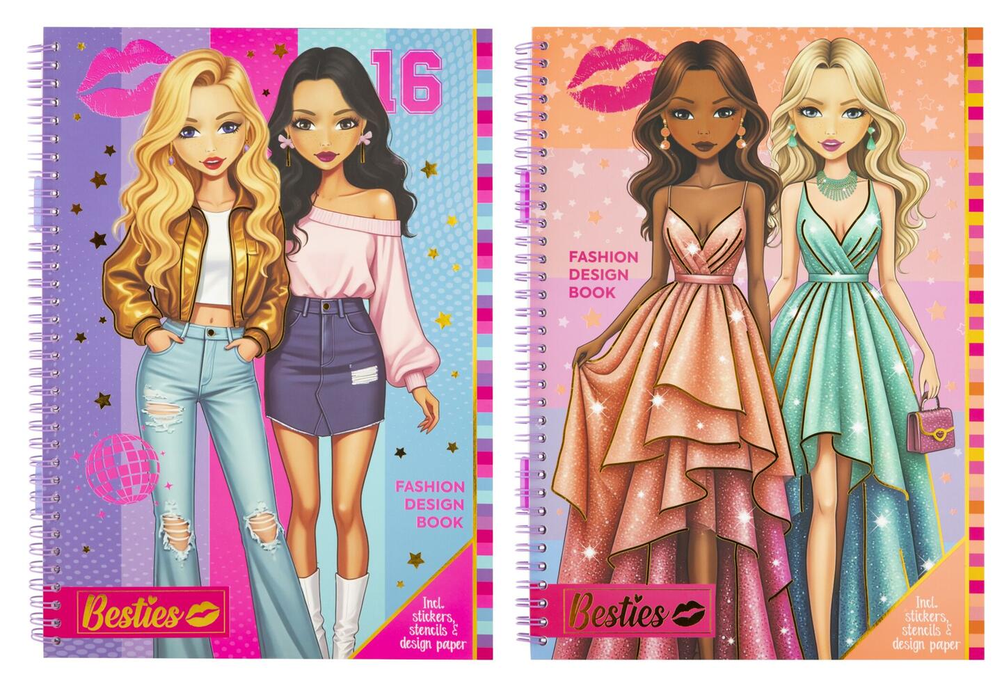 Aktivitetsbok Fashion A4 Stickers