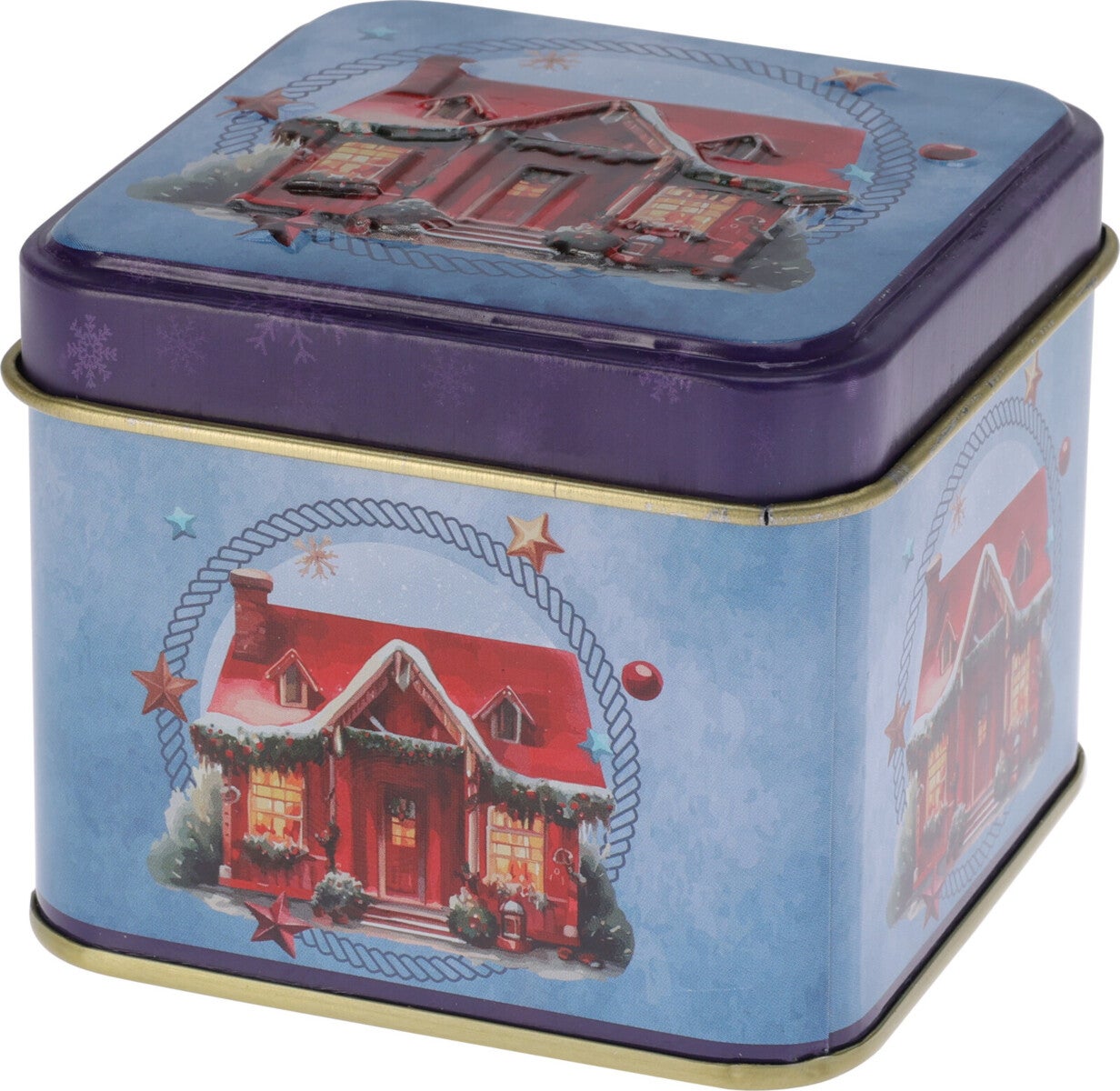 Metallboks Nostalgi Julemotiv