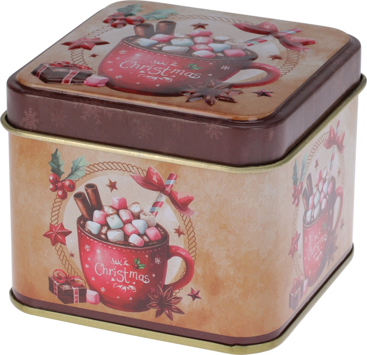 Metallboks Nostalgi Julemotiv