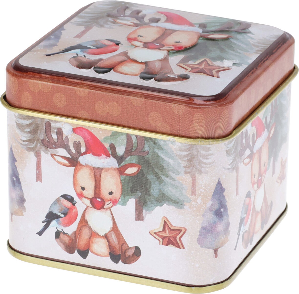 Metallboks Nostalgi Julemotiv