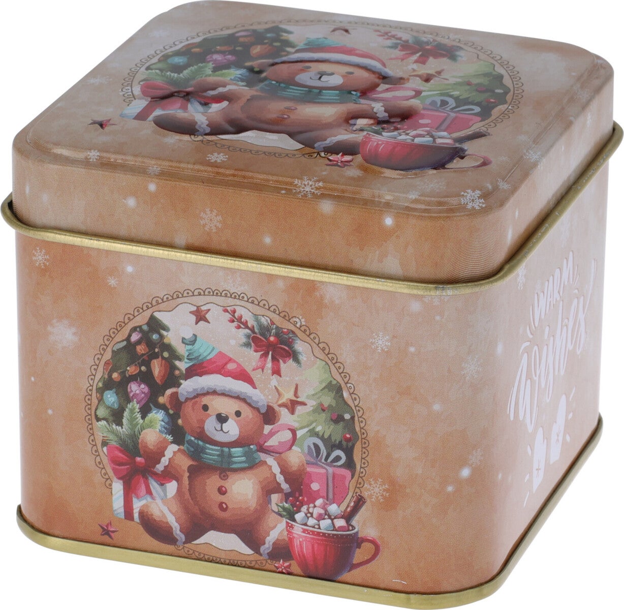 Metallboks Nostalgi Julemotiv