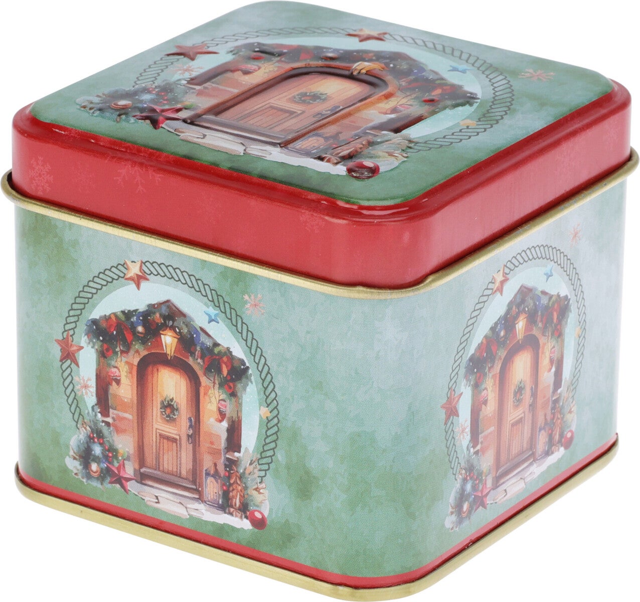 Metallboks Nostalgi Julemotiv