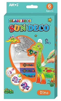 Amos Glassmaling Suncatcher Dino