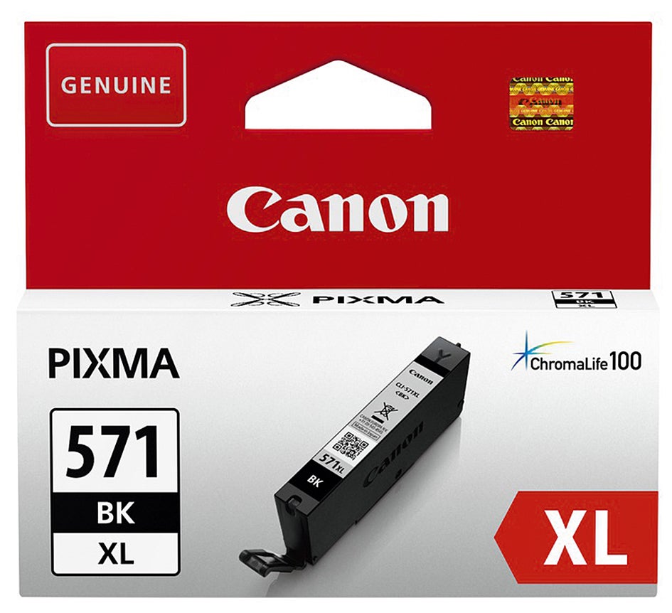 Blekk Canon CLI-571XL BK sort