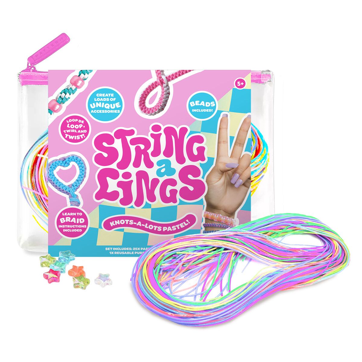 Hobby Stringalings Neon Pastell 25Pk Ass