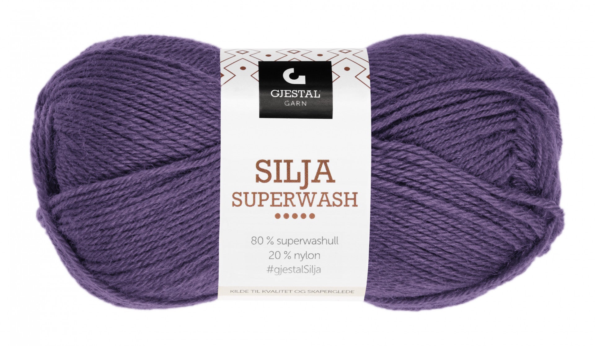Garn Gjestal Silja Superwash 50g Lilla