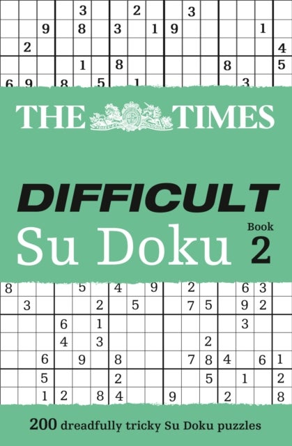 The Times Difficult Su Doku Book 2 - 200 Challenging Puzzles from the Times