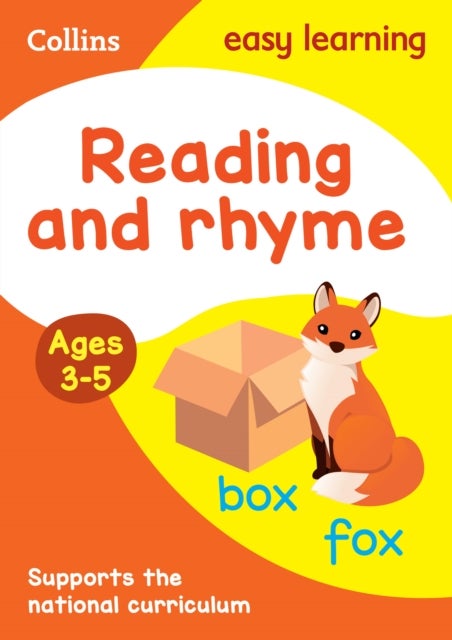 Reading and Rhyme Ages 3-5 - Ideal for Home Learning