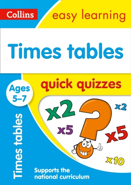 Times Tables Quick Quizzes Ages 5-7 av Collins Easy Learning