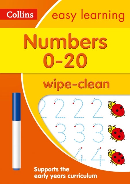 Numbers 0-20 Age 3-5 Wipe Clean Activity Book - Ideal for Home Learning